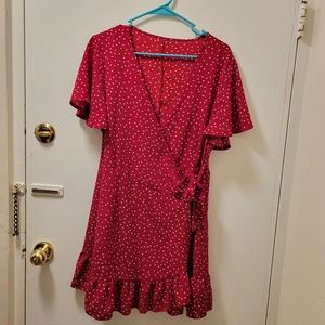 Women's Summer V neck Dress size Large